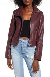 BLANKNYC The Essentials Faux Leather Moto Jacket   Nordstrom at Nordstrom